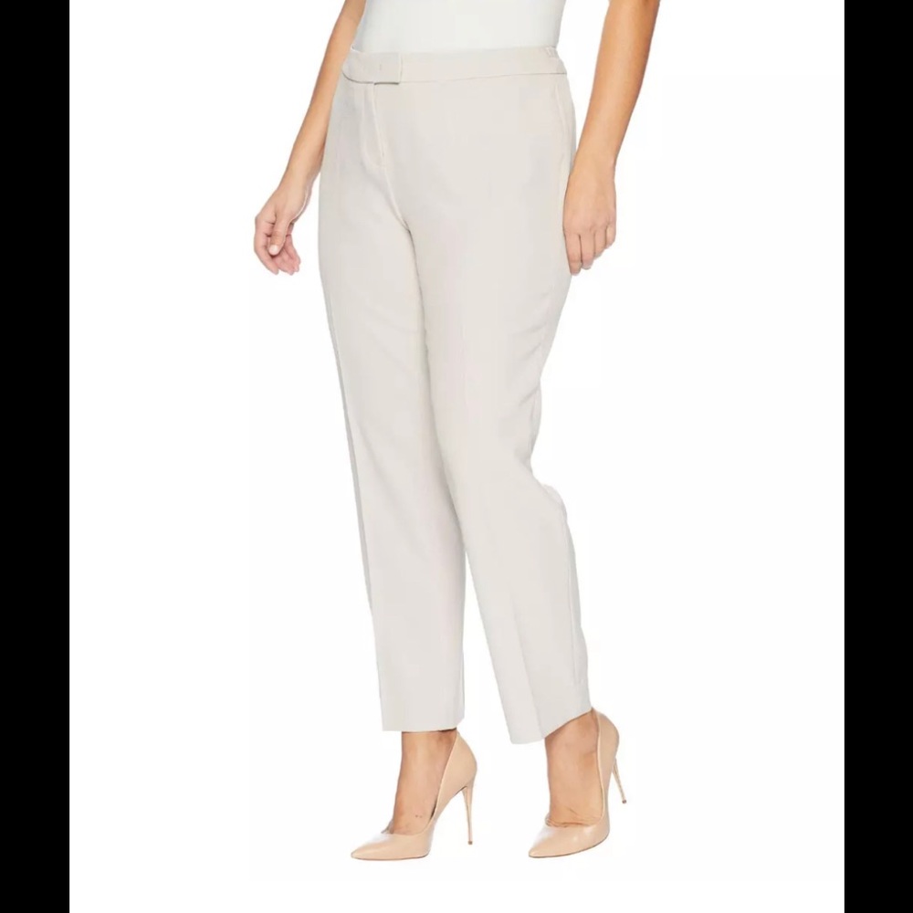 Anne Klein Womens Pants 16 Tan Lightweight New - Picture 1 of 4